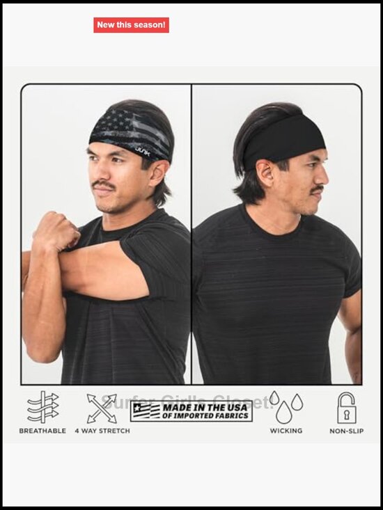 Moisture-Wicking Performance Sweatband for Sports main image 3